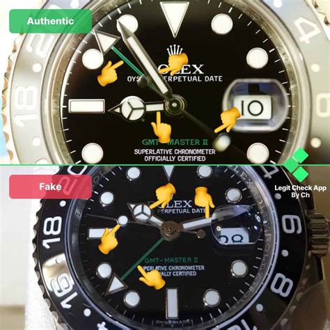 how to spot a fake rolex gmt|how to tell real rolex.